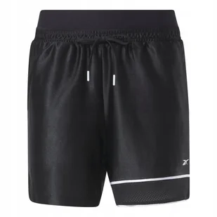 REEBOK - SPODENKI DRESOWE DAMSKIE - CL BBALL SHORT HZ6980 czarne - Spodenki damskie - miniaturka - grafika 1