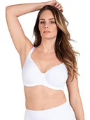 Biustonosze - Naturana Air Spacer 7152 biustonosz z fiszbinami, biały, 85B - miniaturka - grafika 1
