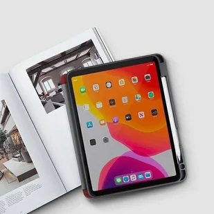 UNIQ etui Transforma Rigor iPad Air 10,9 (2020) czerwony/coral red Atnimicrobial - Etui i futerały do telefonów - miniaturka - grafika 6