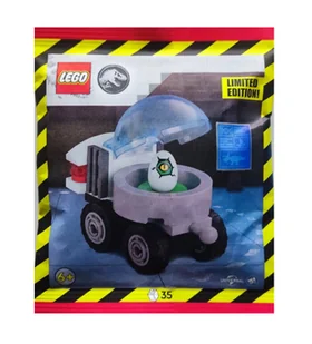 LEGO Jurassic World Zestaw - Mobile Incubator with Egg 122407 polybag klocki - Klocki - miniaturka - grafika 1