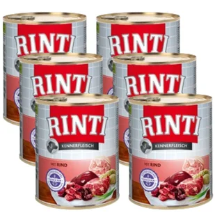 Rinti Kennerfleisch karma mokra dla psa - wołowina 6x800g - Mokra karma dla psów - miniaturka - grafika 1