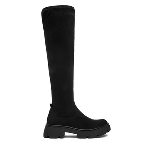 Muszkieterki DeeZee 9382-1 Czarny - Kozaki damskie - miniaturka - grafika 1