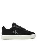 Sneakersy damskie - Calvin Klein Jeans Sneakersy Classic Cupsole Low Mix Mg Wn YW0YW01636 Czarny - miniaturka - grafika 1