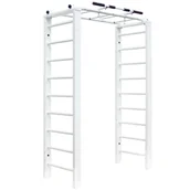 Wyposażenie sportowe i gimnastyczne - Małpiszon, Drabinka gimnastyczna drewniana Luna, Biały - miniaturka - grafika 1