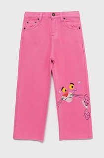 Spodnie i spodenki dla dziewczynek - Desigual jeansy dziecięce - grafika 1