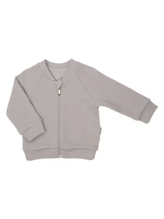 Chłopięca bluza dresowa na suwak popielata Nicol,r.86 - Bluzy dla chłopców - miniaturka - grafika 1