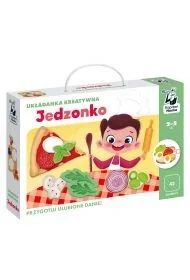 Jedzonko. Układanka kreatywna. Kapitan Nauka - Puzzle - miniaturka - grafika 1