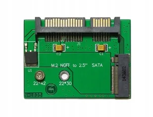 Adapter Half Slim M.2 Ngff B+m na Sata III Ssd - Obudowy i kieszenie na dyski twarde - miniaturka - grafika 2