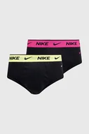 Majtki męskie - Nike slipy 2-pack męskie kolor czarny - miniaturka - grafika 1