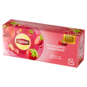 Herbata - Lipton - HERBATA TRUSKAWKA RABARBAR 20X1,8G LIPTON - miniaturka - grafika 1