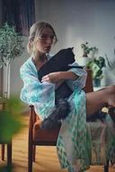 Płaszcze damskie - Długie kimono boho Ocean Girl - miniaturka - grafika 1