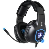 Słuchawki - SADES Dazzle czarno-niebieskie - miniaturka - grafika 1