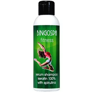 BingoSpa Serum shampoo keratin 100% with spirulina Fitness - Serum do włosów - miniaturka - grafika 1
