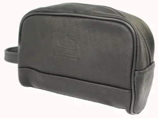 Skórzana Kosmetyczka Prostokątna MAGRE (PL) Skóra Naturalna Licowa Adrian DeLuxe CZARNY 24 x 17 x 10 [cm] - Kosmetyczki, organizery i kuferki - miniaturka - grafika 1