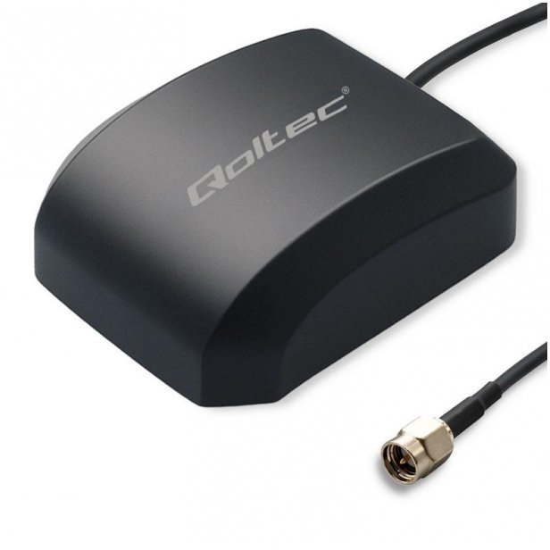 qoltec Mobilna Antena GPS GLONASS z podstawą magnetyczną dookólna 28dBi 50W SMA