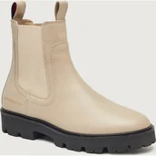 Botki damskie - Tommy Hilfiger Skórzane sztyblety CHELSEA - miniaturka - grafika 1