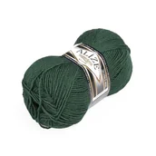 Pasmanteria - Włóczka Alize Superlana Klasik Nr 469 Ciemna Zieleń - miniaturka - grafika 1