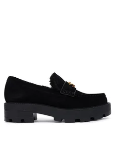 Guess Loafersy za Czarny - Półbuty damskie - miniaturka - grafika 1