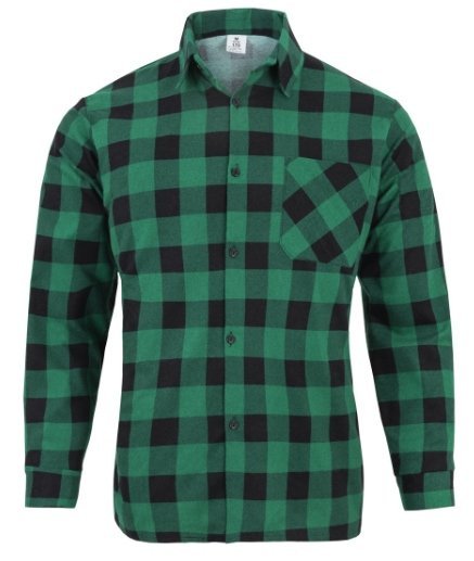 POLSKA KOSZULA FLANELOWA W KRATĘ BAWEŁNIANA S