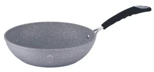 Szara patelnia typu wok na każdy typ kuchenki 28cm Inat - Woki - miniaturka - grafika 1