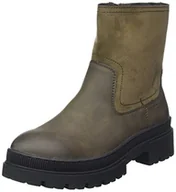 Botki damskie - Tom Tailor Damskie sztyblety 4294906, khaki, 38 UE - miniaturka - grafika 1