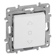 Kostki, złączki, wtyczki - Legrand Łącznik Niloe Selection 762411 do bezpośredniego sterowania roletami 10AX perła - miniaturka - grafika 1