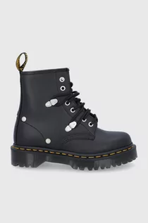 Botki damskie - Dr. Martens Workery skórzane 1460 Bex Stud - grafika 1