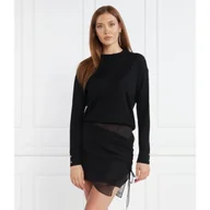 Swetry damskie - Patrizia Pepe Wełniany sweter | Regular Fit - miniaturka - grafika 1