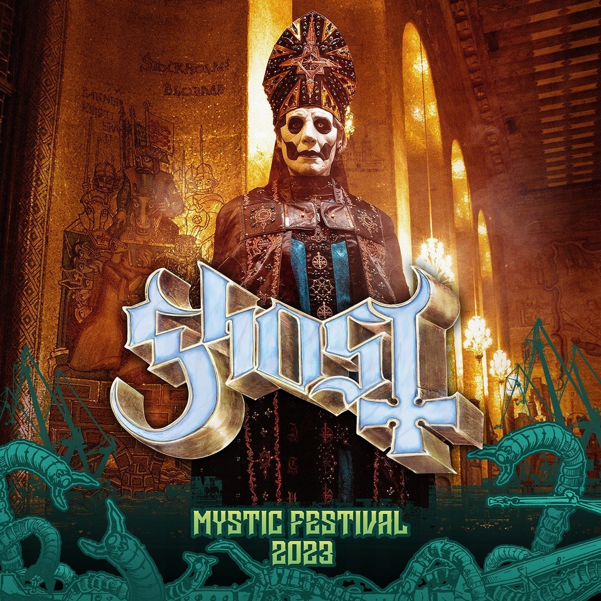 PUZZLE GHOST Zespół rockowy Hard Rock + IMIĘ Pudełko 120 el.