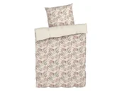 Pościel - LIVARNO home Pościel satynowa z bawełny, 140 x 200 cm (Kwiaty/ biały) - miniaturka - grafika 1
