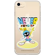 Etui i futerały do telefonów - ERT GROUP etui na telefon Iphone 7/8/ SE 2/ SE 3, case oryginalny i oficjalnie licencjonowany przez Looney Tunes, wzór Marvin 005, optymalnie dopasowane, plecki z TPU częściowo przeźroczyste - miniaturka - grafika 1