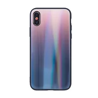 Etui i futerały do telefonów - Aurora glass case silikonowe etui na iPhone XS MAX twarde etui TPU ochrona telefonu komórkowego w kolorze brązowo-czarnym - miniaturka - grafika 1