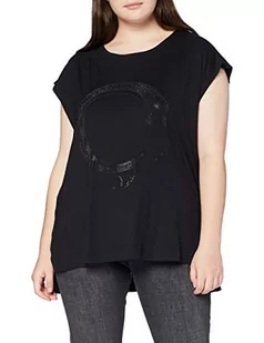 Cavalli Class Donna t-shirt damski, czarny, 38 - Koszulki i topy damskie - miniaturka - grafika 1