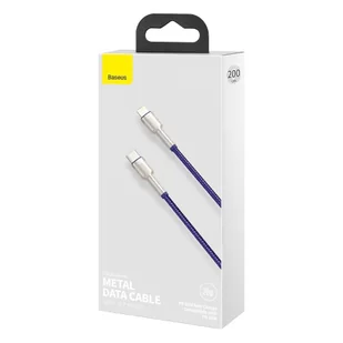 Baseus Cafule Metal Data kabel USB Typ C - Lightning 20 W Power Delivery 2 m fioletowy (CATLJK-B05) hurtel-66687-0 - Kable USB - miniaturka - grafika 22