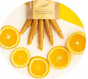Owocowy Rolls Pomarańczowy z wit. C + Cynk - Przekąska BEZ CUKRU I GLUTENU - Zdrowa żywność - miniaturka - grafika 1