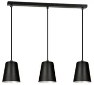 Lampy sufitowe - Emibig Milagro lampa wisząca 3-punktowa czarna/biała 396/3 396/3 - miniaturka - grafika 1
