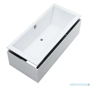 Schedpol Schedline Vinca SET 2.0 wanna prostokątna z nośnikiem styropianowym 170x75cm 3WST.VS3P-17075 | - Wanny z hydromasażem - miniaturka - grafika 1