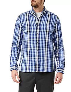 Tommy Hilfiger Męska koszula flanelowa o średniej skali Chk Rf na co dzień, granatowy (Carbon Navy/Bold Blue/Multi), M, Granatowy węglowy/ciemnoniebieski/wiele, M - Koszule męskie - miniaturka - grafika 1