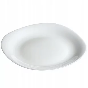 Talerz płytki 28 cm, biały - Talerze - miniaturka - grafika 1