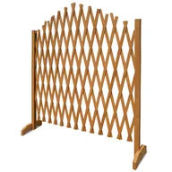 Kratki i pergole - Ogrodzenie Podpora roślin pnących Brązowe 200x107 - miniaturka - grafika 1