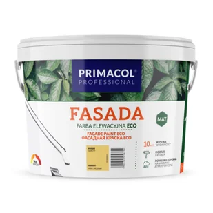 Primacol Farba elewacyjna Fasada ECO miodowy 10 l Professional - Farby zewnętrzne - miniaturka - grafika 1