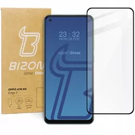 Szkła hartowane na telefon - Szkło hartowane Bizon Glass Edge 2 do Oppo A78 4G, czarne - miniaturka - grafika 1