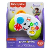 Zabawki interaktywne dla dzieci - Zabawka edukacyjna FISHER PRICE Ucz Się i Śmiej Edukacyjny Padzik Malucha JFF52 - miniaturka - grafika 1