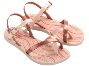Ipanema Dziecko Dziewczyna Moda Piasek X Dzieci Sandały, Beżowy Metallic Pink, 25/26 EU - Buty dla dziewczynek - miniaturka - grafika 1