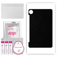 Akcesoria do tabletów i e-booków - folia naklejka skórka strukturalna na TYŁ do Blackview Tab 80 - Czarny Pastel Matowy Chropowaty Baranek - apgo SKINS - miniaturka - grafika 1