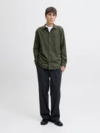 Koszule męskie - Jack & Jones Koszula - Regular fit - w kolorze khaki - miniaturka - grafika 1