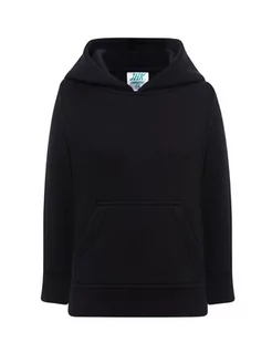 Bluza dziecięca robocza z kapturem czarna roz. 12/14 - Bluzy dla dziewczynek - miniaturka - grafika 1