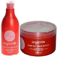 Maski do włosów - STAPIZ ARGAN''DE SZAMPON 300ml + MASKA 250ml ARGAN - miniaturka - grafika 1
