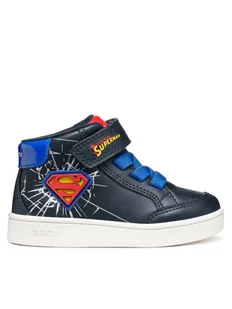 Geox Sneakersy B Eclyper B565LB 000BC C4226 S Granatowy - Buty dla chłopców - miniaturka - grafika 1