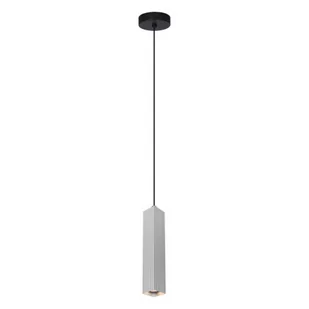 Tecno lampa wisząca 1xGU10 aluminium PND-37492-1-ALU - Lampy sufitowe - miniaturka - grafika 1